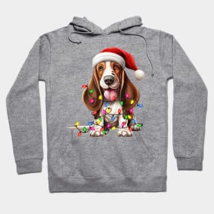 Christmas Basset Hound Hoodie